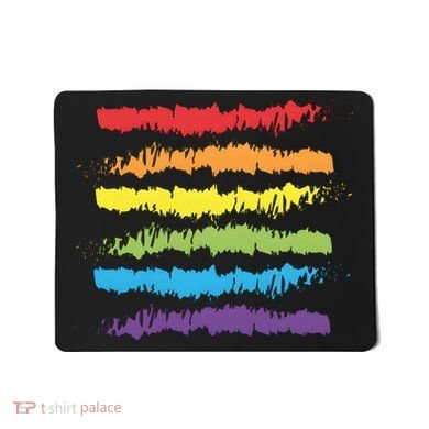 Pride Rainbow Lgbtq+ Love Is Love Mousepad
