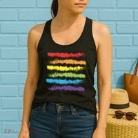Pride Rainbow Lgbtq+ Love Is Love Women's Tank Top thumb 2