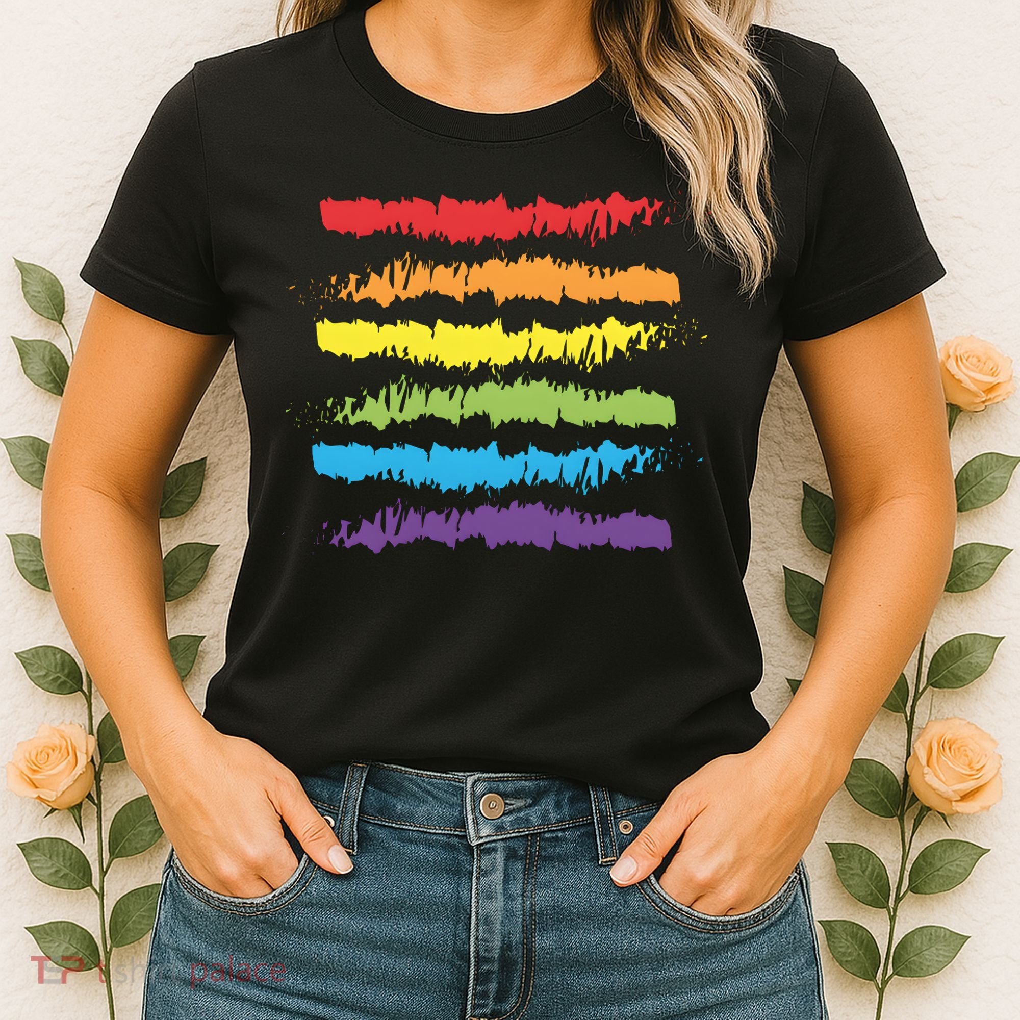 Pride Rainbow Lgbtq+ Love Is Love Women's T-Shirt