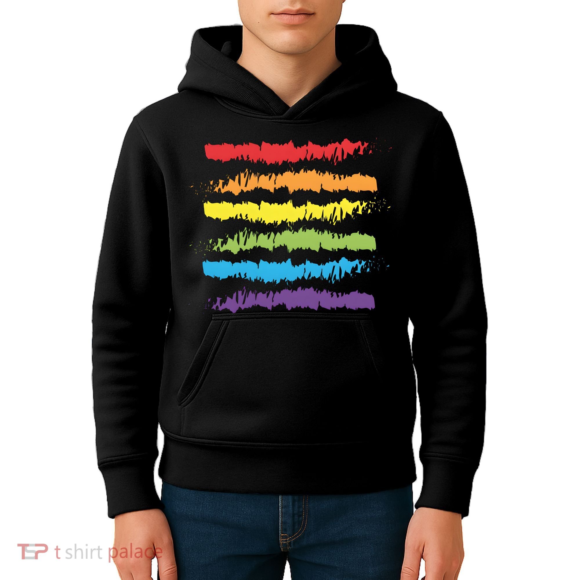Pride Rainbow Lgbtq+ Love Is Love Kids Hoodie