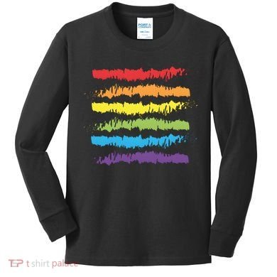 Pride Rainbow Lgbtq+ Love Is Love Kids Long Sleeve Shirt