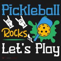 Pickleball Rocks Let's Play For Pickleball Paddleball Visor thumb 3