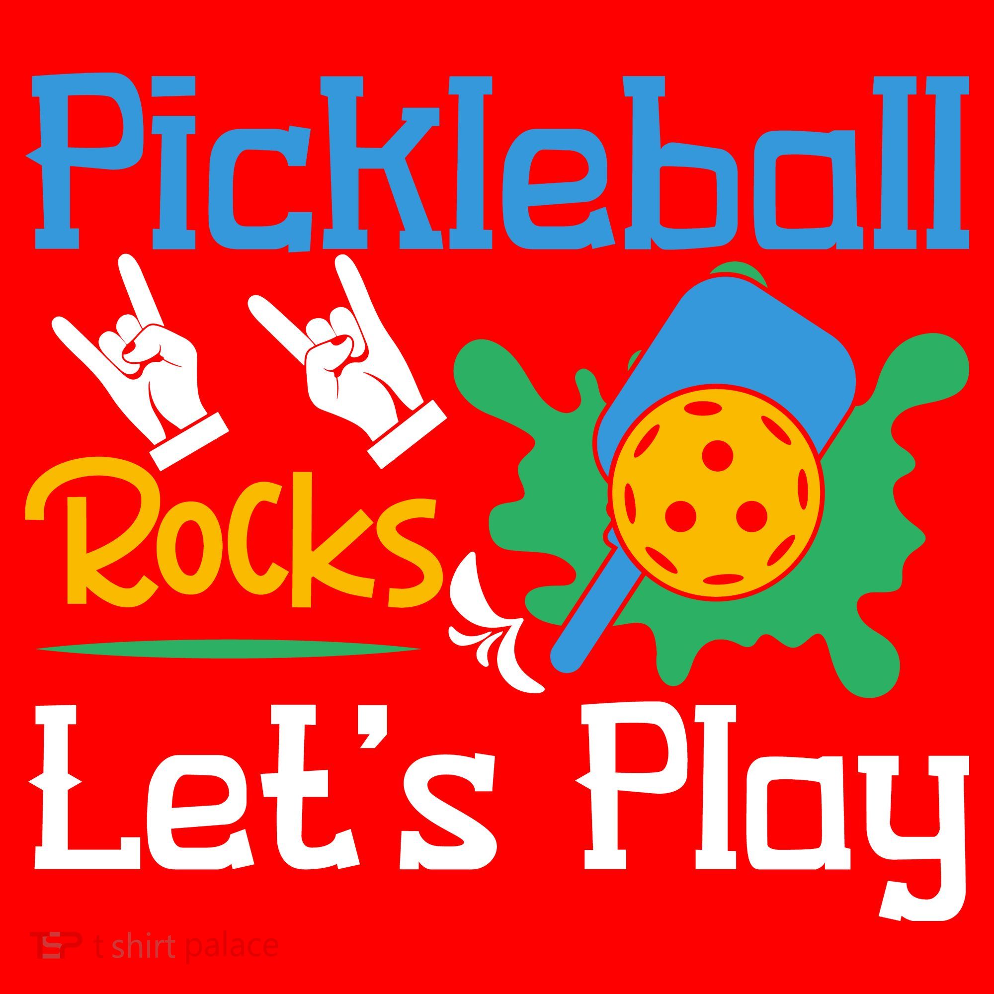 Pickleball Rocks Let's Play For Pickleball Paddleball Santa Hat