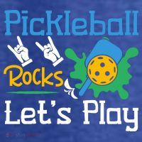 Pickleball Rocks Let's Play For Pickleball Paddleball Women's Hoodie thumb 2