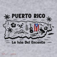 Puerto Rico La Isla Del Puerto Rican Flag Retro Women's Sweatshirt thumb 2