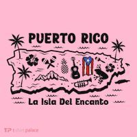 Puerto Rico La Isla Del Puerto Rican Flag Retro Coaster thumb 2