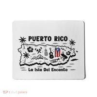 Puerto Rico La Isla Del Puerto Rican Flag Retro Mousepad thumb 0