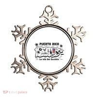 Puerto Rico La Isla Del Puerto Rican Flag Retro Ornament thumb 0