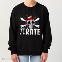 Pi Rate Math Teacher Halloween Costume Funny Pi Pirate Women's Sweatshirt thumb 0
