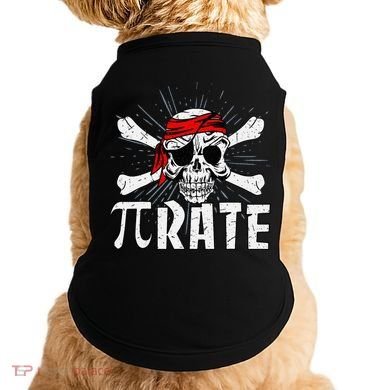 Pi Rate Math Teacher Halloween Costume Funny Pi Pirate Doggie Tank