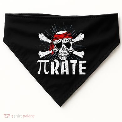 Pi Rate Math Teacher Halloween Costume Funny Pi Pirate USA-Made Doggie Bandana