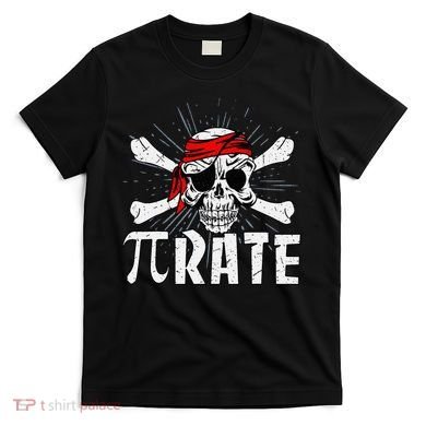 Pi Rate Math Teacher Halloween Costume Funny Pi Pirate T-Shirt