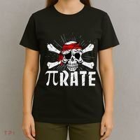 Pi Rate Math Teacher Halloween Costume Funny Pi Pirate T-Shirt thumb 4