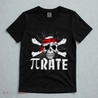 Pi Rate Math Teacher Halloween Costume Funny Pi Pirate T-Shirt thumb 5