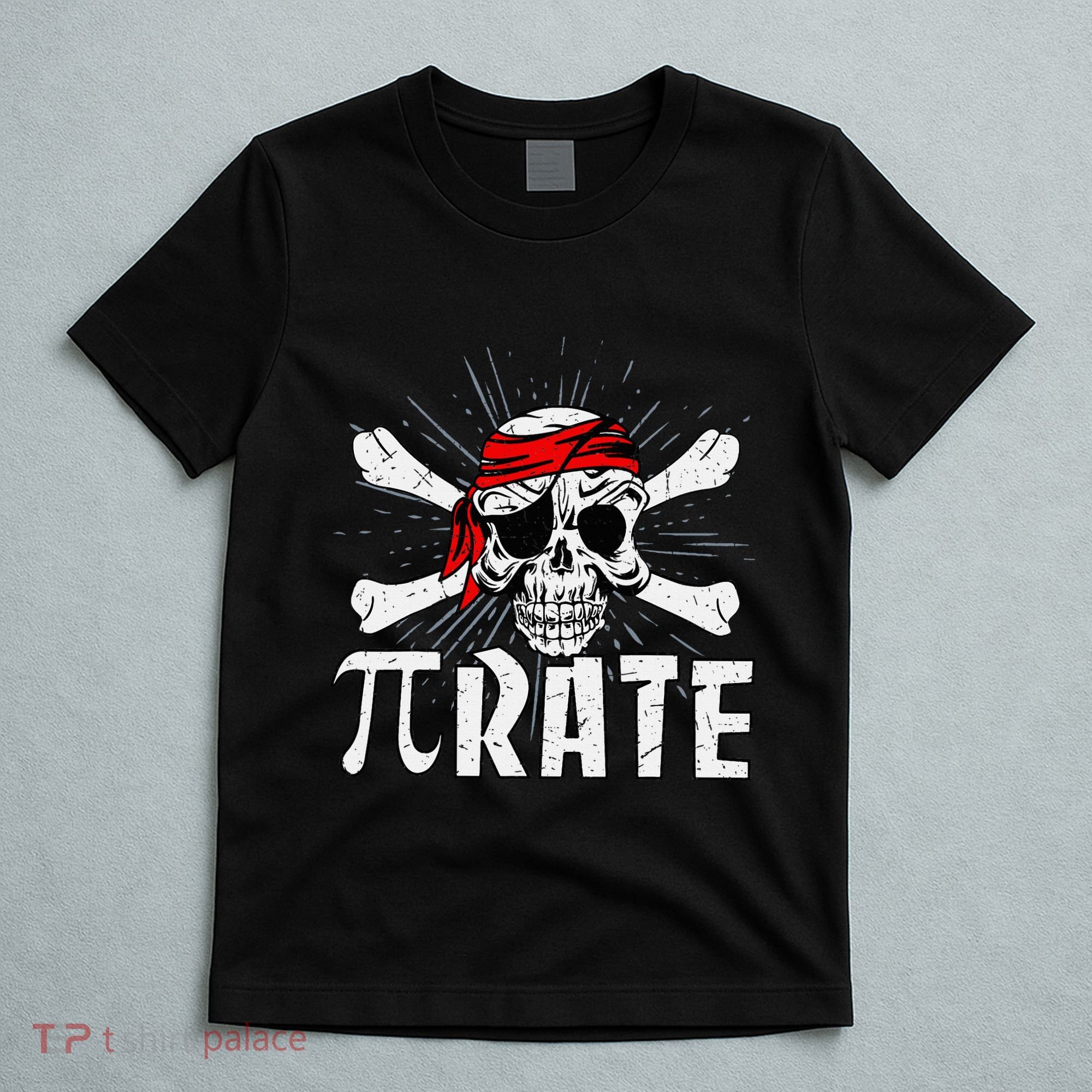 Pi Rate Math Teacher Halloween Costume Funny Pi Pirate T-Shirt