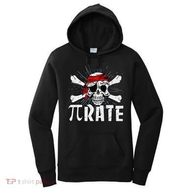Pi Rate Math Teacher Halloween Costume Funny Pi Pirate Women's Hoodie