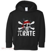 Pi Rate Math Teacher Halloween Costume Funny Pi Pirate Toddler Hoodie thumb 0