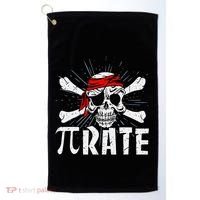 Pi Rate Math Teacher Halloween Costume Funny Pi Pirate Golf Towel thumb 0
