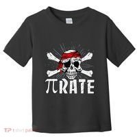 Pi Rate Math Teacher Halloween Costume Funny Pi Pirate Toddler T-Shirt thumb 0