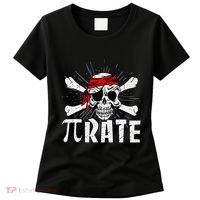 Pi Rate Math Teacher Halloween Costume Funny Pi Pirate Women's T-Shirt thumb 0