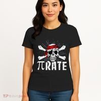 Pi Rate Math Teacher Halloween Costume Funny Pi Pirate Women's T-Shirt thumb 4
