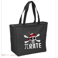 Pi Rate Math Teacher Halloween Costume Funny Pi Pirate Tote Bag thumb 2