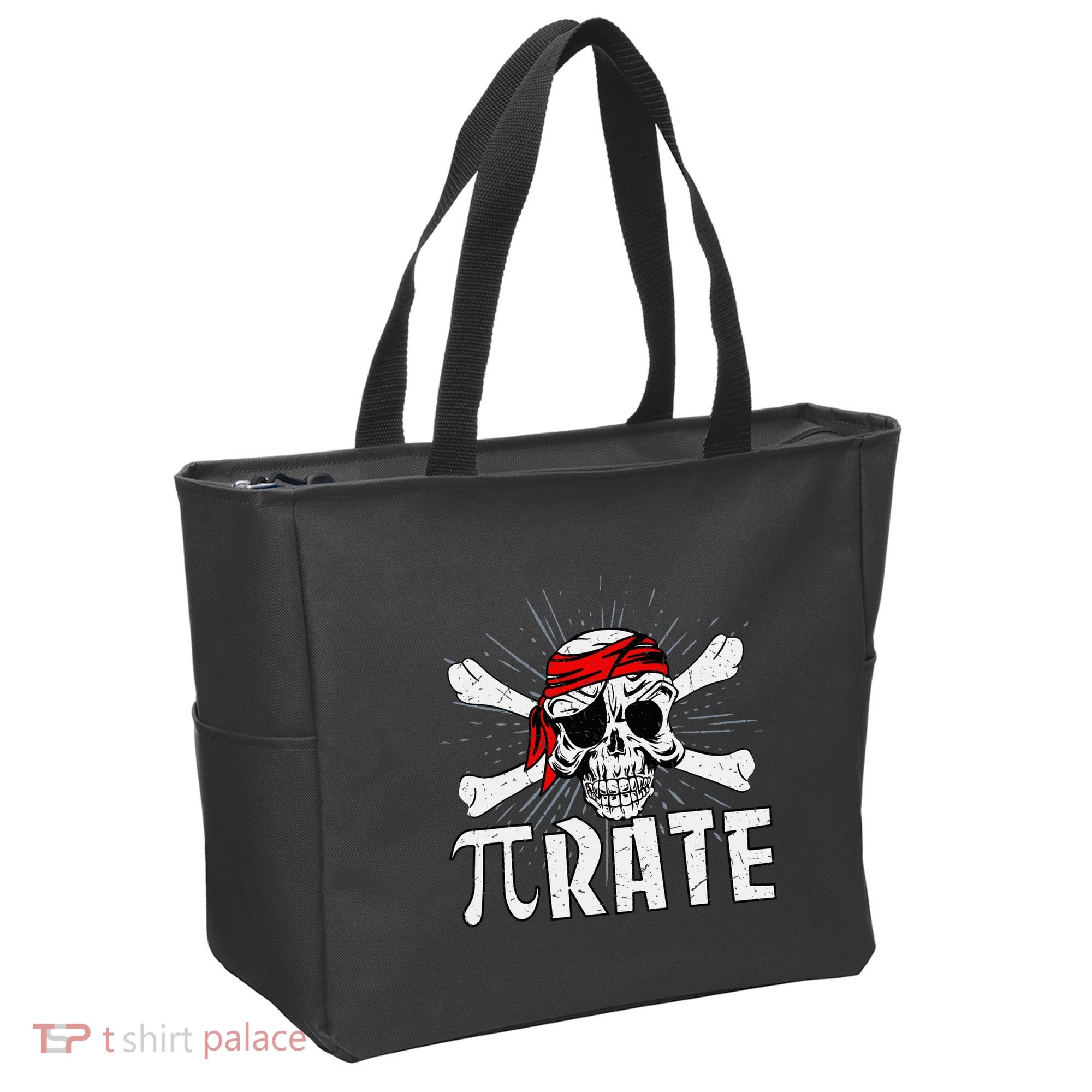 Pi Rate Math Teacher Halloween Costume Funny Pi Pirate Tote Bag