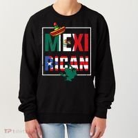 Puerto Rican Mexican Flag, Mexirican Half Puerto Women's Sweatshirt thumb 0
