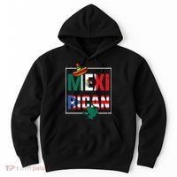 Puerto Rican Mexican Flag, Mexirican Half Puerto Hoodie thumb 0