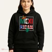 Puerto Rican Mexican Flag, Mexirican Half Puerto Hoodie thumb 5