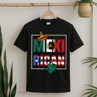 Puerto Rican Mexican Flag, Mexirican Half Puerto T-Shirt thumb 2
