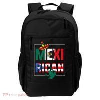 Puerto Rican Mexican Flag, Mexirican Half Puerto Backpack thumb 0