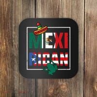 Puerto Rican Mexican Flag, Mexirican Half Puerto Coaster thumb 0