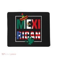 Puerto Rican Mexican Flag, Mexirican Half Puerto Mousepad thumb 0
