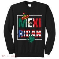 Puerto Rican Mexican Flag, Mexirican Half Puerto Tall Sweatshirt thumb 0