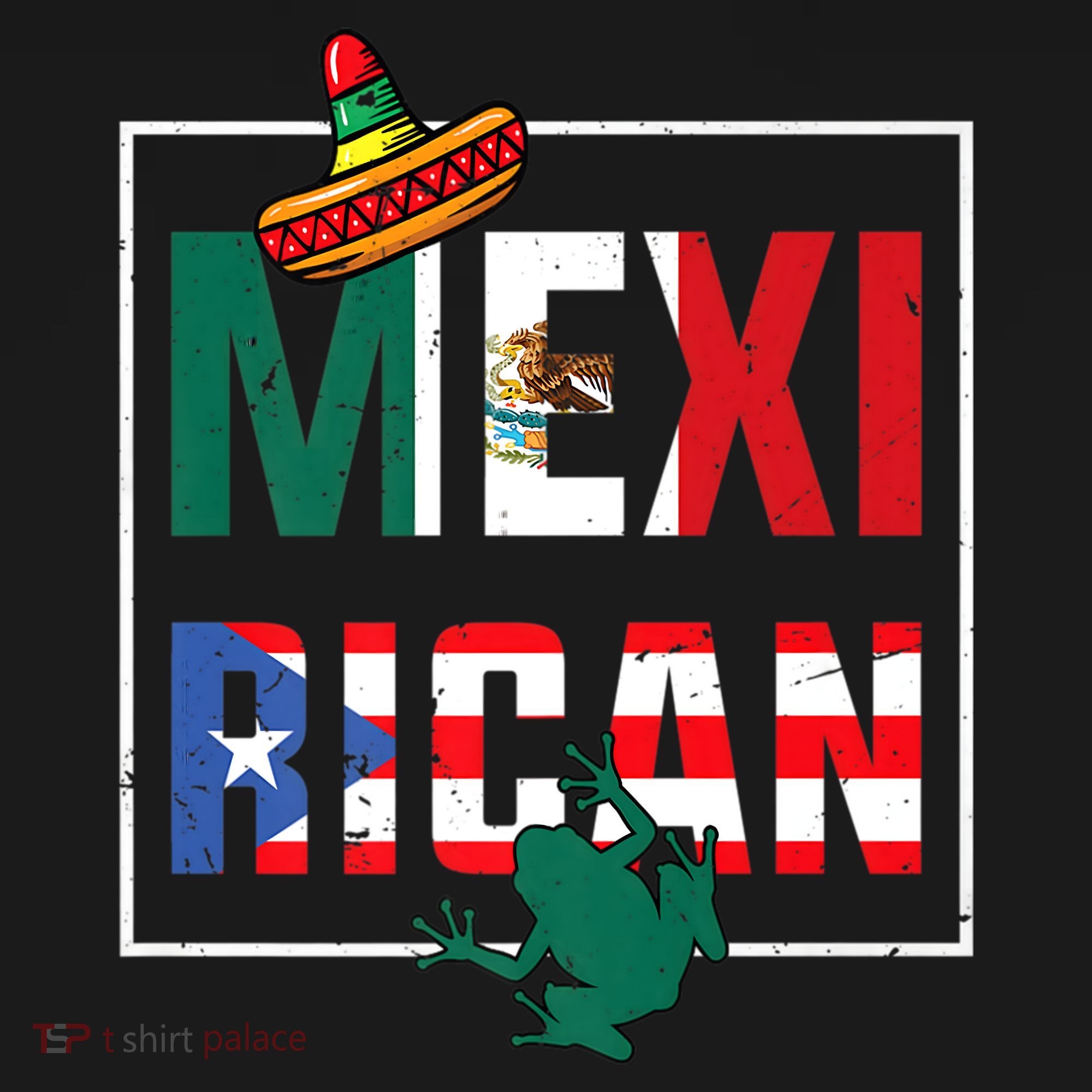 Puerto Rican Mexican Flag, Mexirican Half Puerto Women's Tank Top