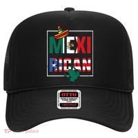 Puerto Rican Mexican Flag, Mexirican Half Puerto Hat thumb 0