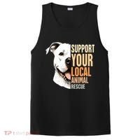 Pitbull Rescue Mom Adoption Support Your Local Animal Rescue  PosiCharge Competitor Tank thumb 0