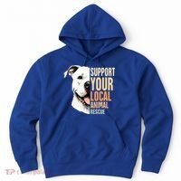 Pitbull Rescue Mom Adoption Support Your Local Animal Rescue  Hoodie thumb 0