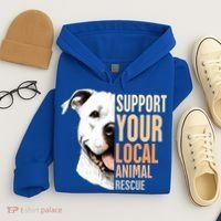 Pitbull Rescue Mom Adoption Support Your Local Animal Rescue  Hoodie thumb 4