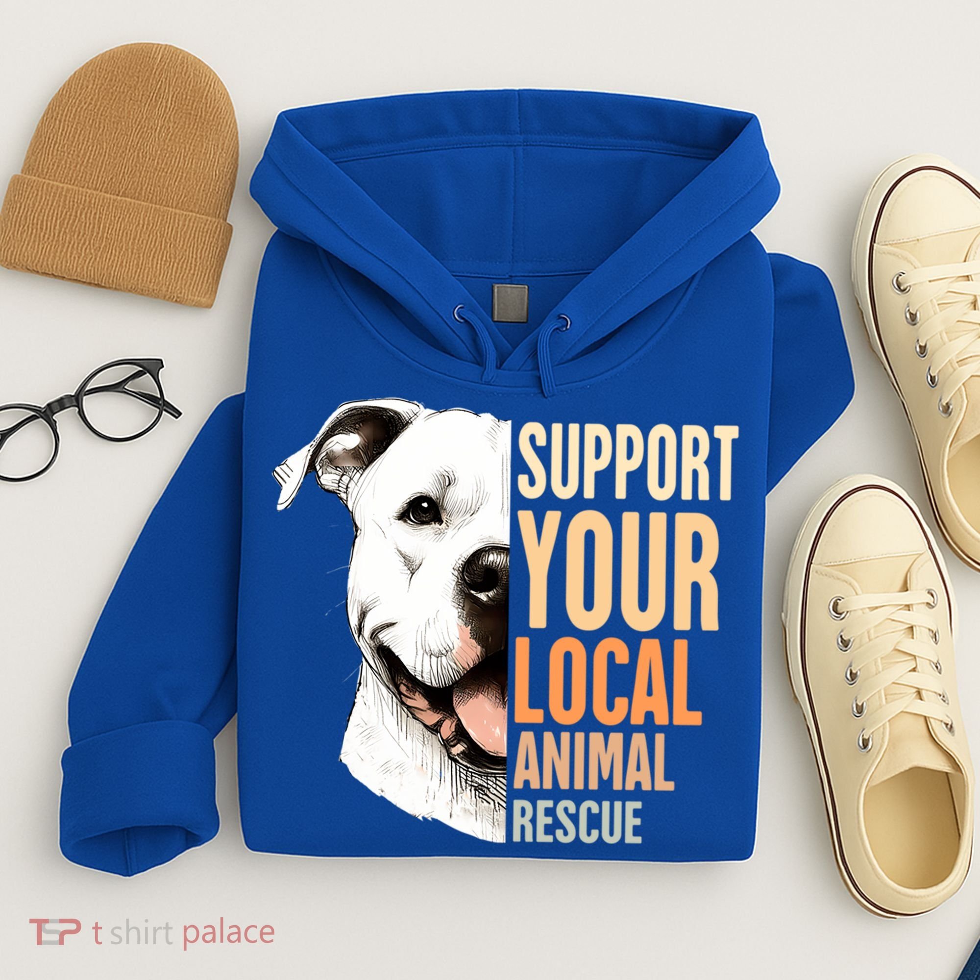 Pitbull Rescue Mom Adoption Support Your Local Animal Rescue  Hoodie
