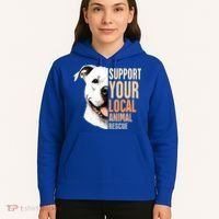 Pitbull Rescue Mom Adoption Support Your Local Animal Rescue  Hoodie thumb 5