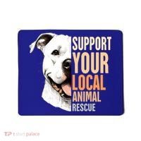 Pitbull Rescue Mom Adoption Support Your Local Animal Rescue  Mousepad thumb 0