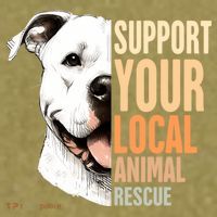 Pitbull Rescue Mom Adoption Support Your Local Animal Rescue  Garment-Dyed Women's Muscle Tee thumb 6