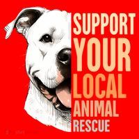 Pitbull Rescue Mom Adoption Support Your Local Animal Rescue  Santa Hat thumb 1