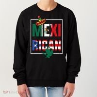 Puerto Rican Mexican Flag Mexirican Half Puerto rico Mexico Women's Sweatshirt thumb 0