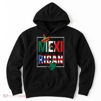 Puerto Rican Mexican Flag Mexirican Half Puerto rico Mexico Hoodie thumb 0