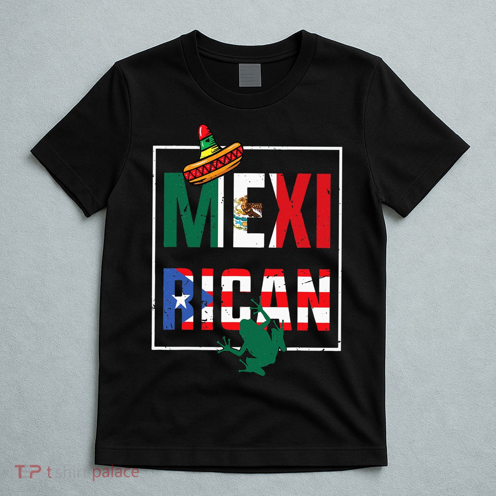 Puerto Rican Mexican Flag Mexirican Half Puerto rico Mexico T-Shirt