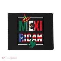 Puerto Rican Mexican Flag Mexirican Half Puerto rico Mexico Mousepad thumb 0