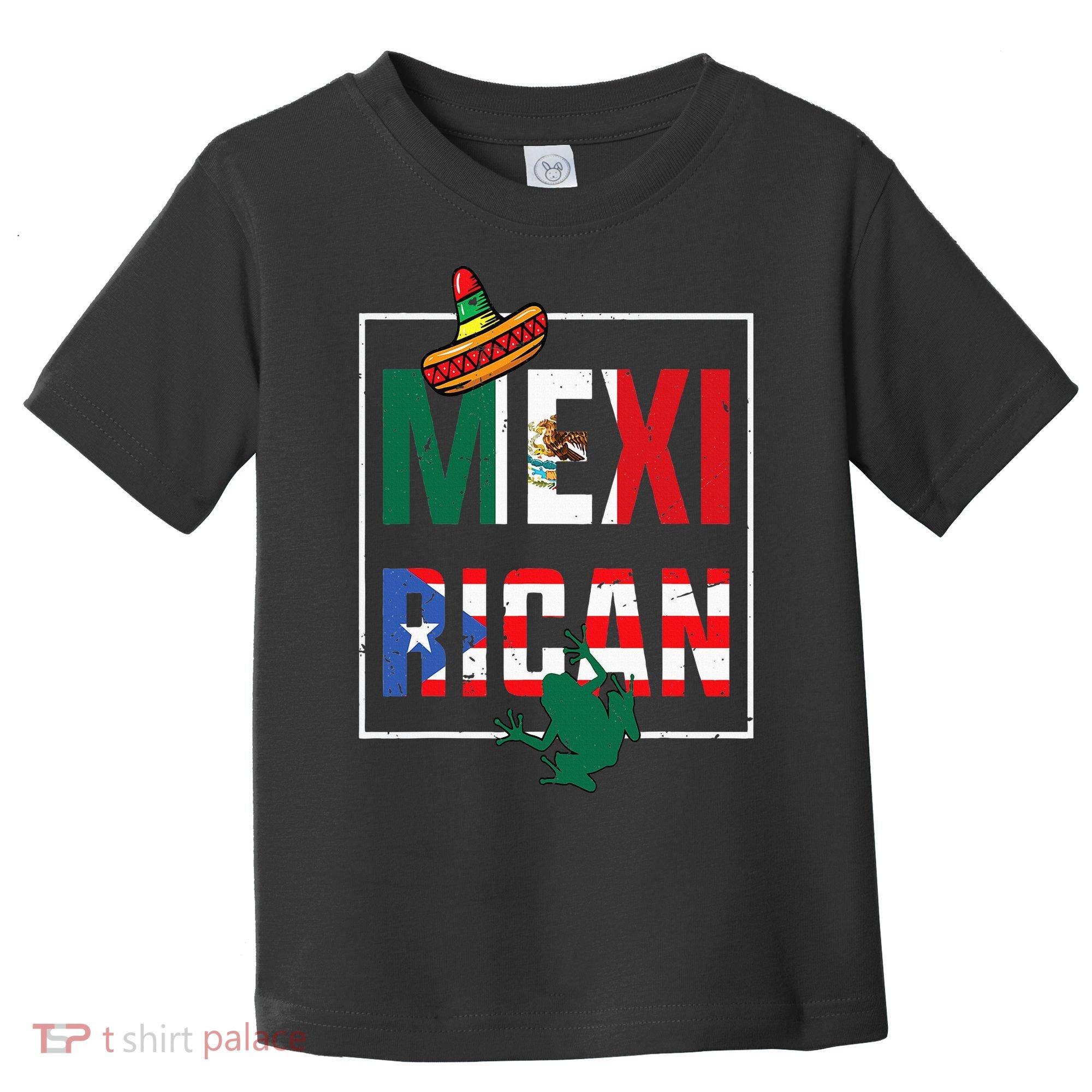Puerto Rican Mexican Flag Mexirican Half Puerto rico Mexico Toddler T-Shirt